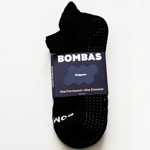 Bombas Women’s Gripper Ankle Socks Black Size M